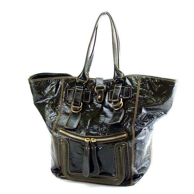 Chloe Tote Green Bag